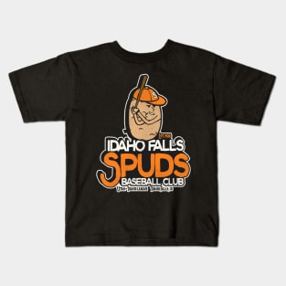 Defunct Idaho Falls Spuds Baseball Team Kids T-Shirt